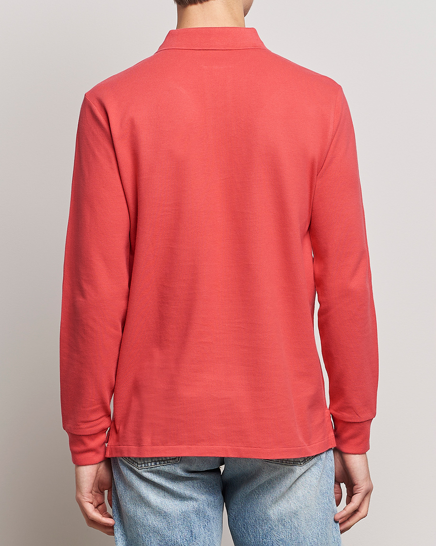 Men | Sweaters & Knitwear | Polo Ralph Lauren | Custom Slim Fit Long Sleeve Polo Starboard Red