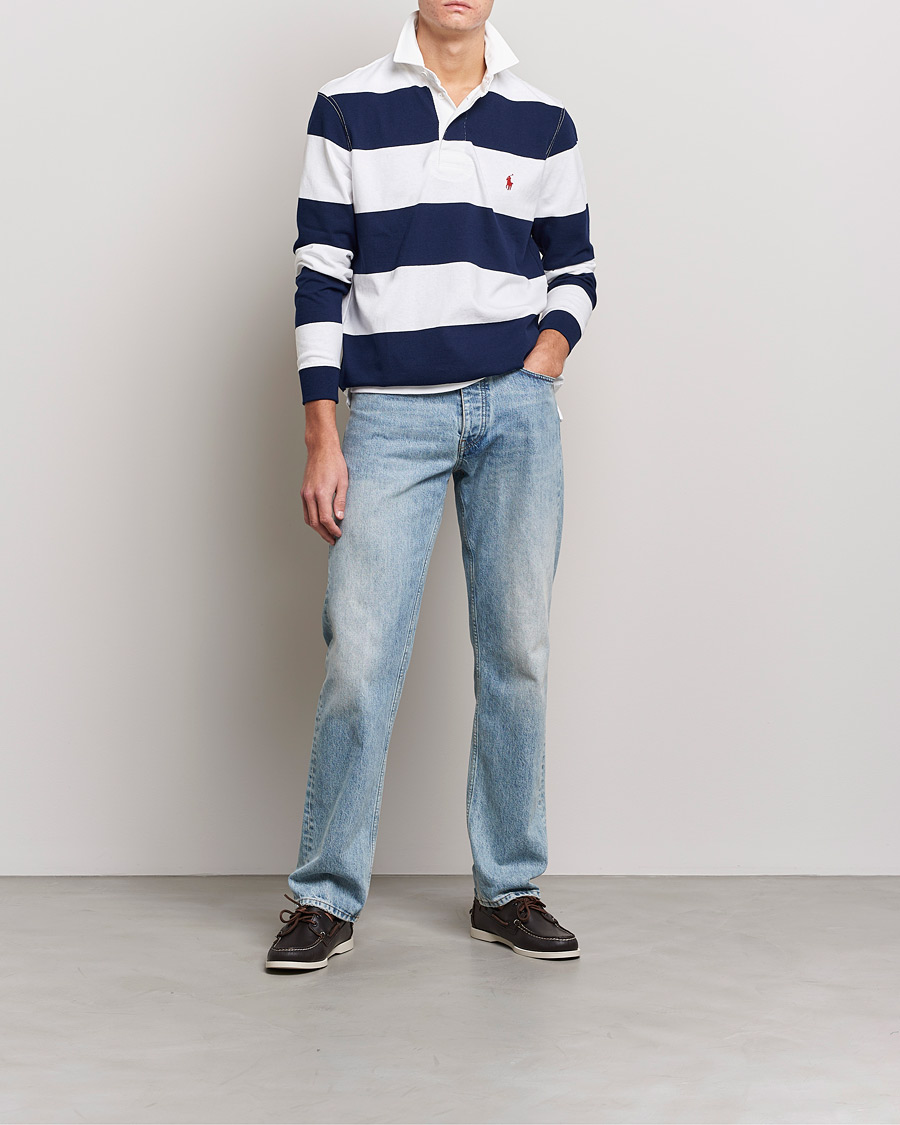 Polo Ralph Lauren Striped Rugger Navy/White at CareOfCarl.com