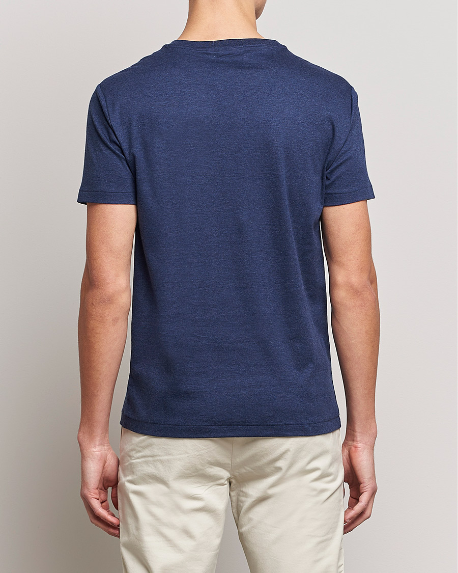 Men | T-Shirts | Polo Ralph Lauren | Luxury Pima Cotton Crew Neck T-Shirt Navy Heather