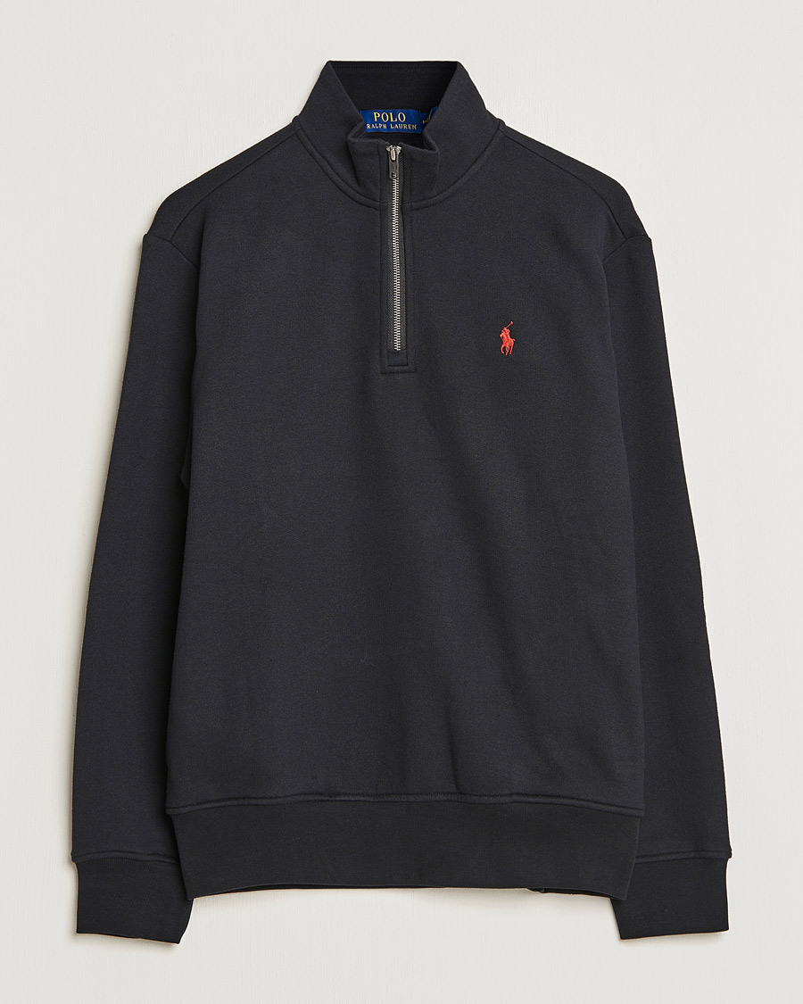 Men | Sweaters & Knitwear | Polo Ralph Lauren | Magic Fleece Half-Zip Black