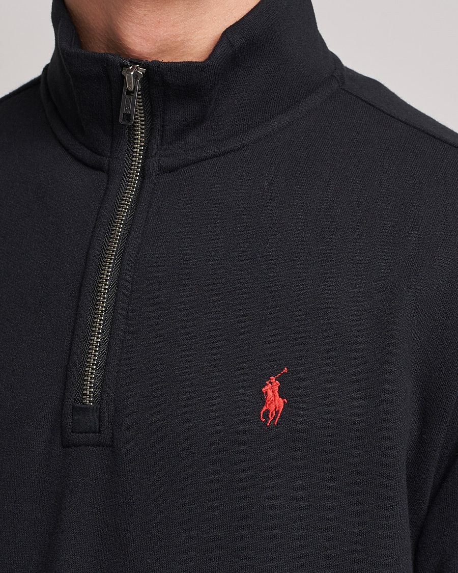 Men | Sweaters & Knitwear | Polo Ralph Lauren | Magic Fleece Half-Zip Black