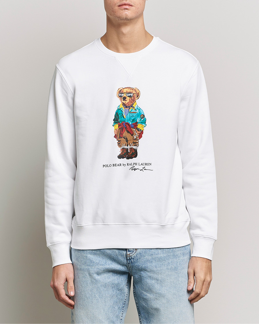 Men |  | Polo Ralph Lauren | Magic Fleece Printed Bear Sweatshirt Coastal Beige