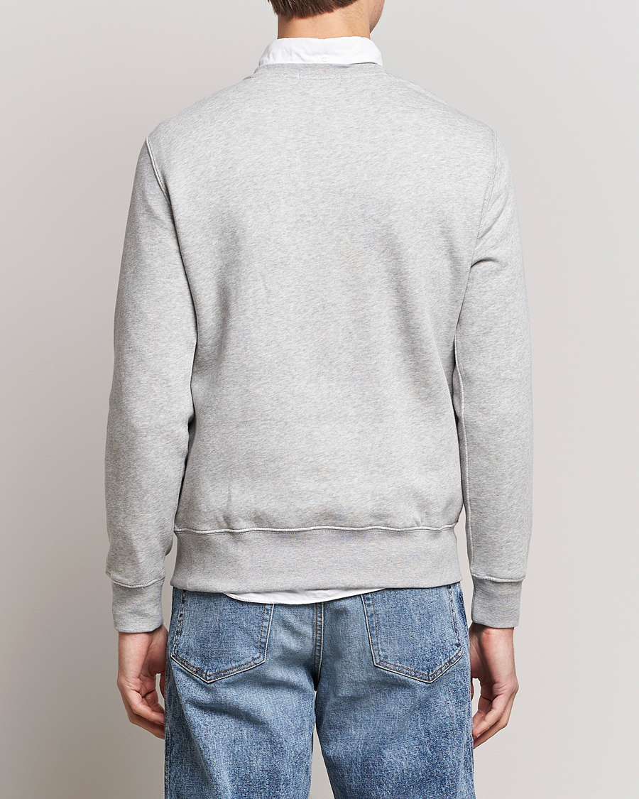 Men | Sweaters & Knitwear | Polo Ralph Lauren | Magic Fleece Printed Bear Sweatshirt Andover Heather