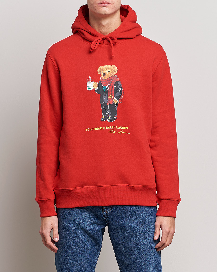 Men | Hooded Sweatshirts | Polo Ralph Lauren | Lunar New Year Bear Hoodie Red