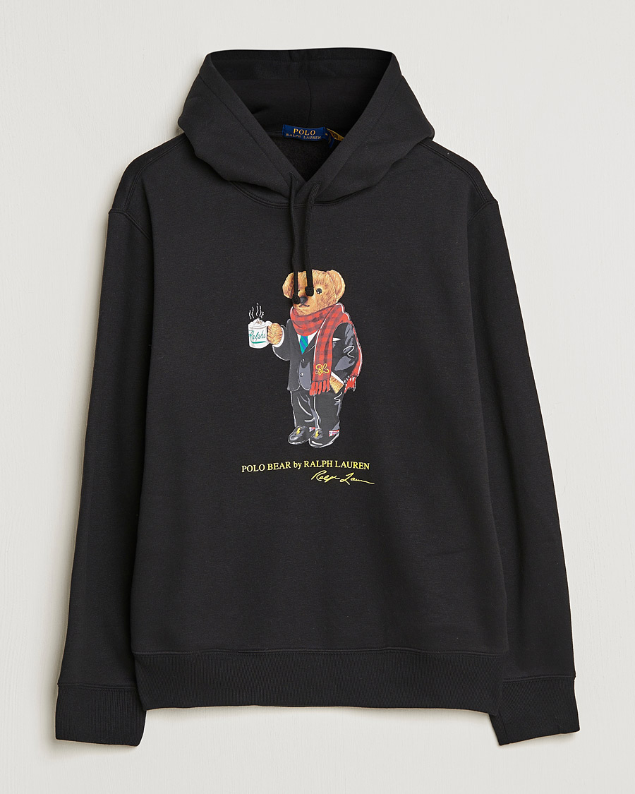 Men | Sweaters & Knitwear | Polo Ralph Lauren | Lunar New Year Bear Hoodie Black