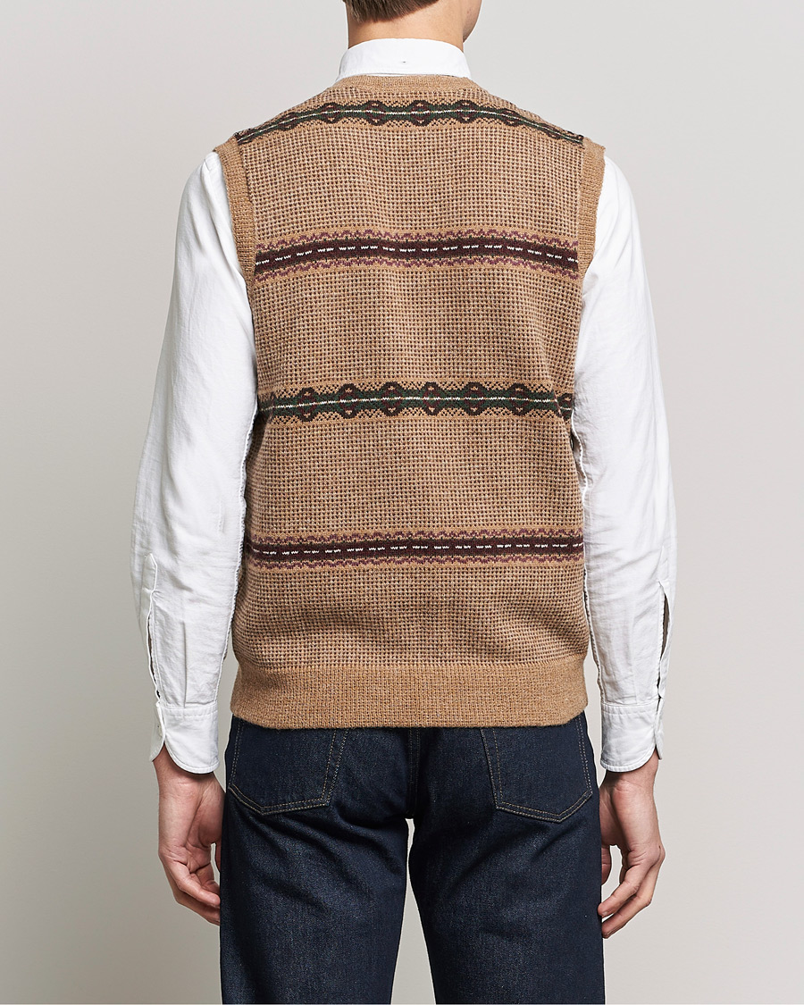 Men | Sweaters & Knitwear | Polo Ralph Lauren | Wool Fairisle Vest Camel