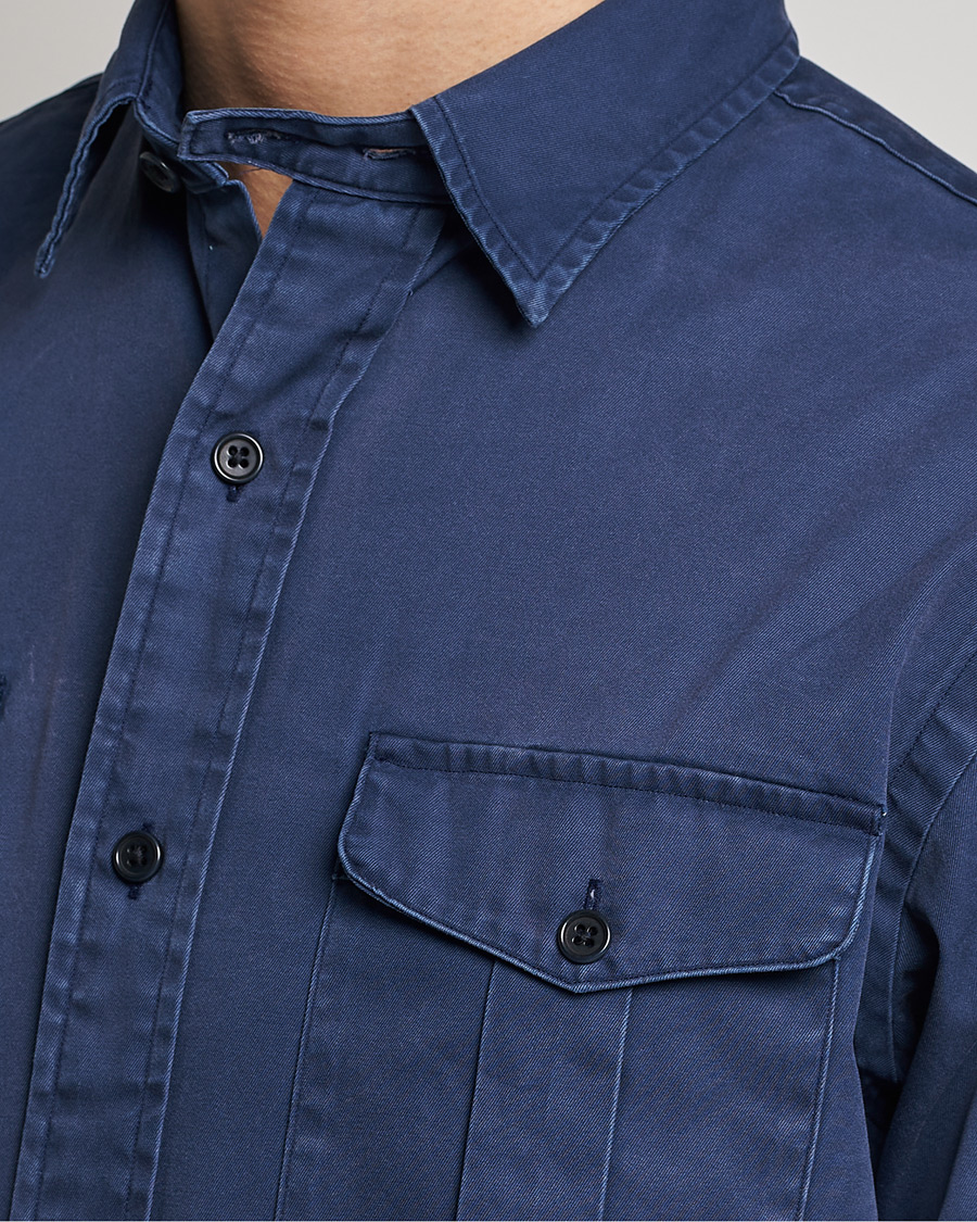 Men | Shirts | Polo Ralph Lauren | Classic Fit Twill Shirt Newport Navy