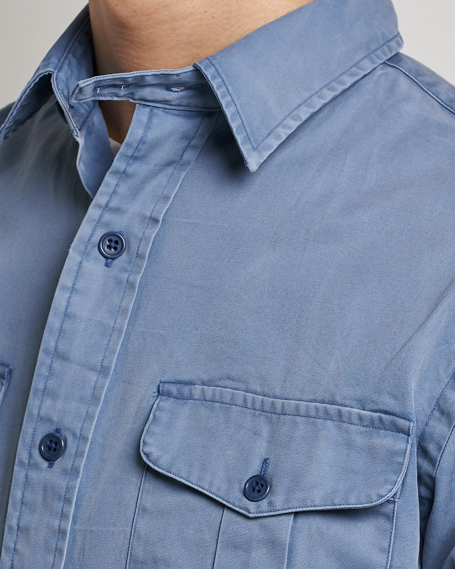 Men | Shirts | Polo Ralph Lauren | Classic Fit Twill Shirt Carson Blue