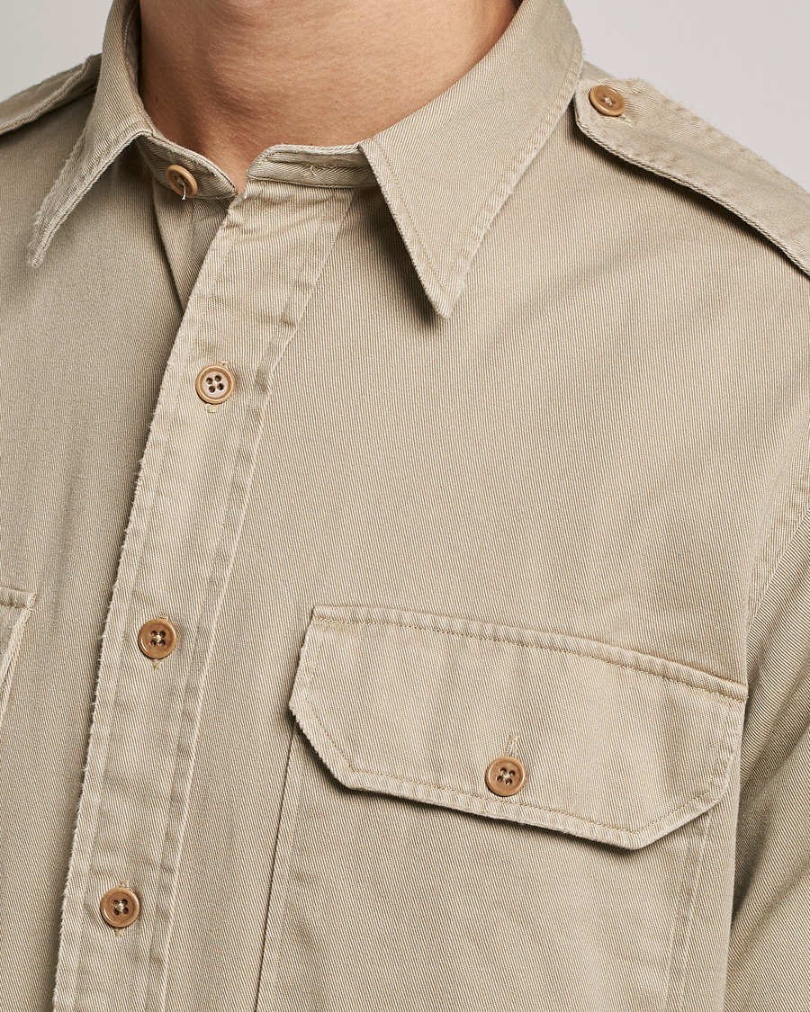 Men | Shirts | Polo Ralph Lauren | Twill Safari Pocket Overshirt Khaki