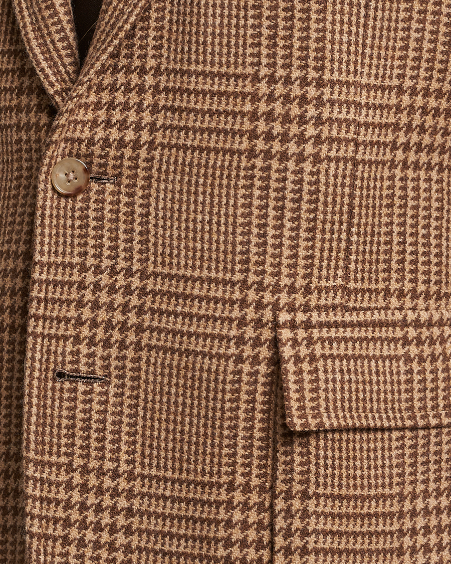 Italian Madison Sport Coat in Taupe Glen Plaid 36S / Taupe / BC034088-212