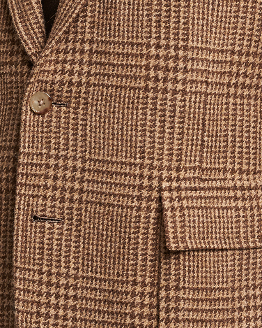 Men | Blazers | Ralph Lauren Purple Label | Glenplaid Sportcoat Beige/Brown