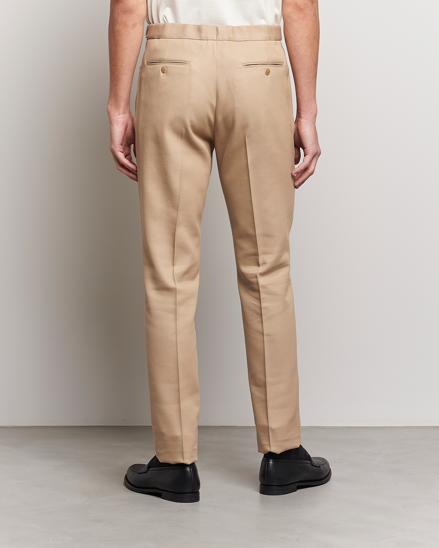 Men | Trousers | Ralph Lauren Purple Label | Cavalry Twill Trousers Tan
