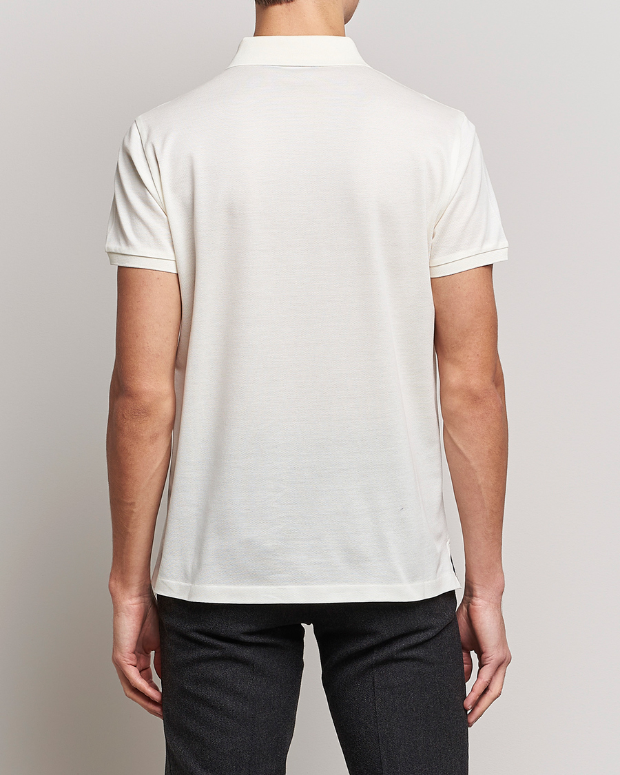 Men | Polo Shirts | Ralph Lauren Purple Label | Mercerized Cotton Polo Classic Cream