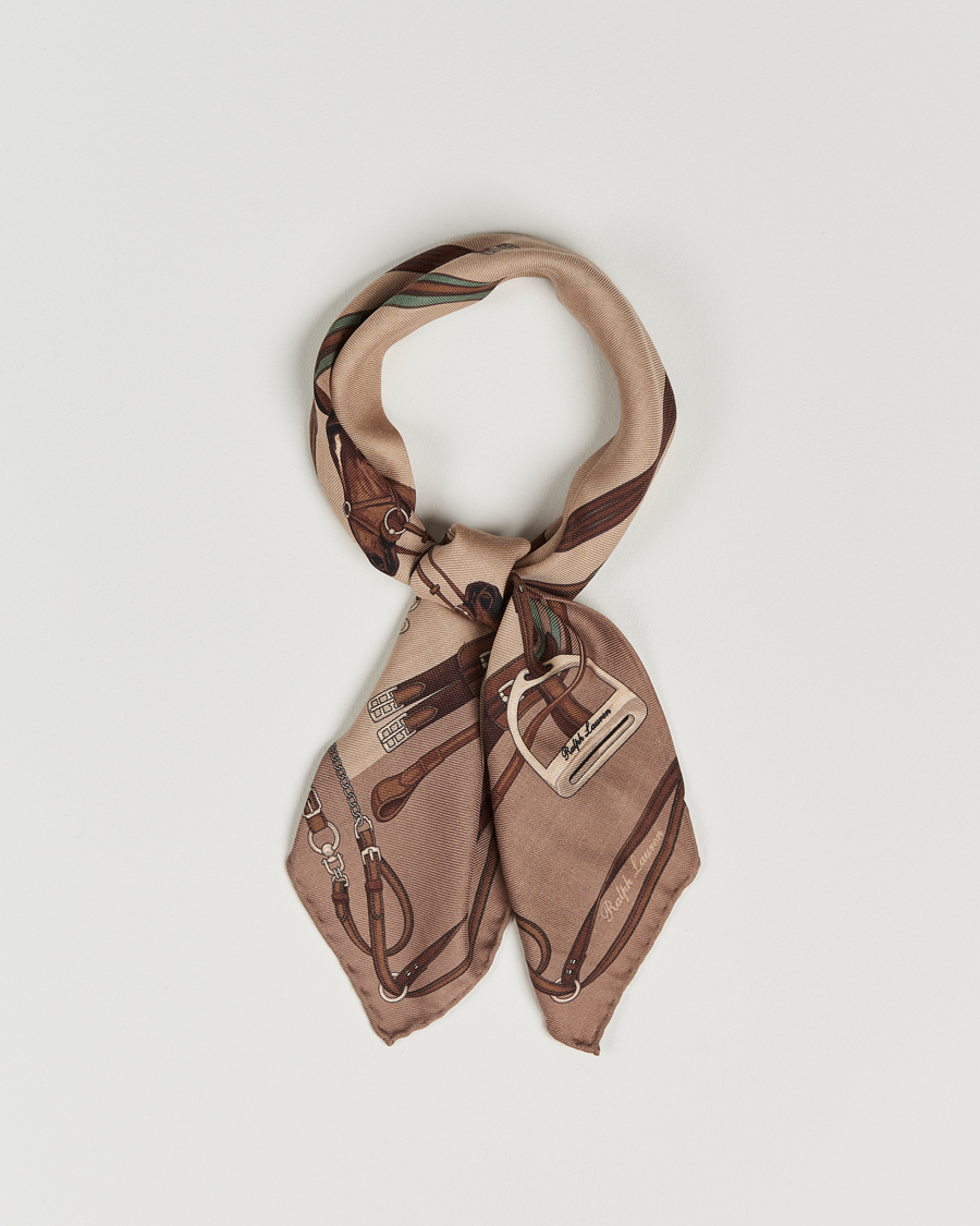Men | Ralph Lauren Purple Label Equestrian Cashmere Neckerchief Beige | Ralph Lauren Purple Label | Equestrian Cashmere Neckerchief Beige