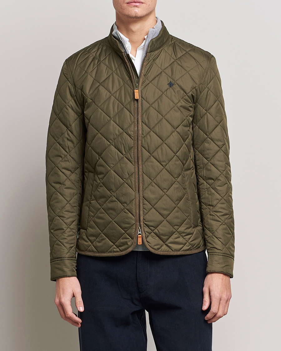 Men | Coats & Jackets | Morris | Teddy Quilted Jacket Olive