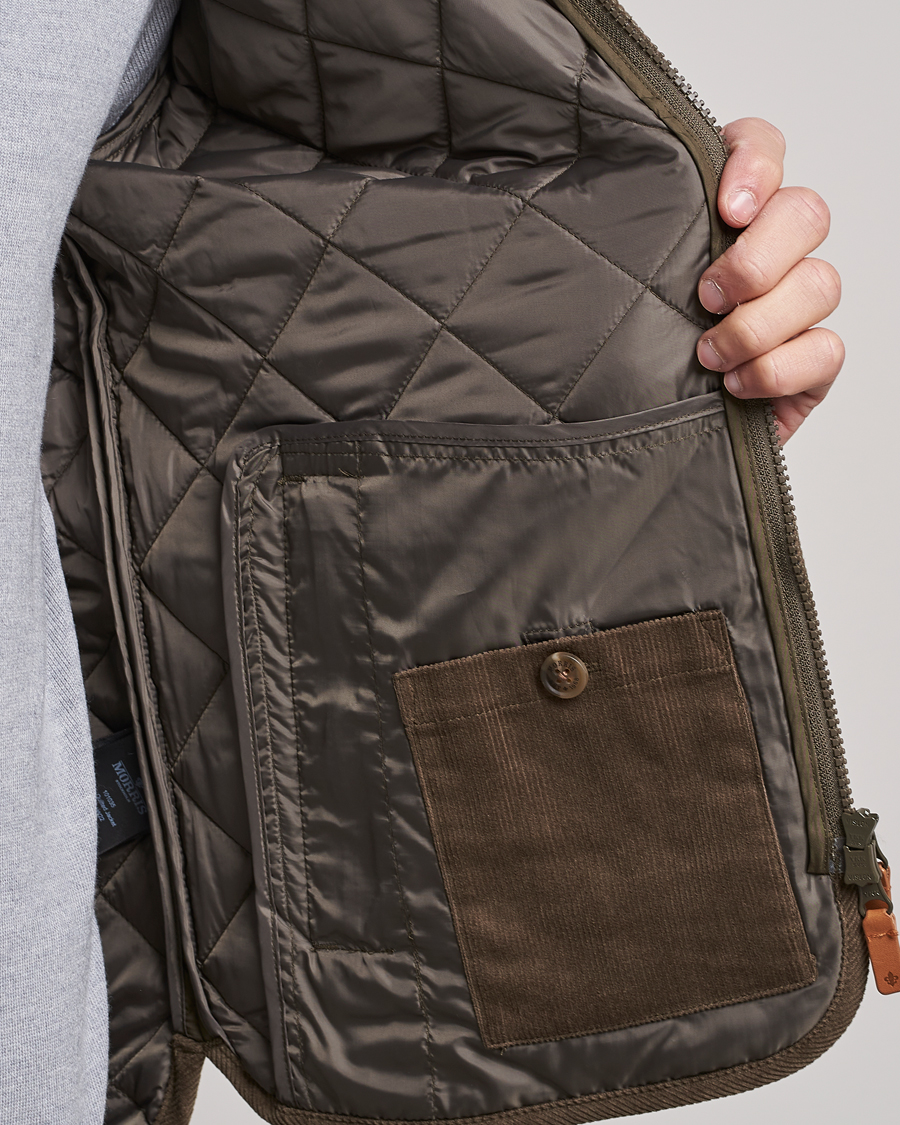 Men | Coats & Jackets | Morris | Teddy Quilted Jacket Olive