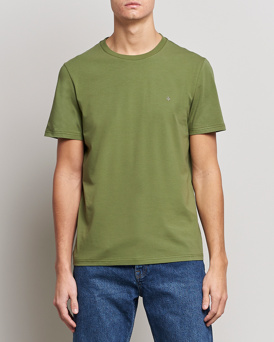 Men | T-Shirts | Morris | James Crew Neck T-shirt Olive