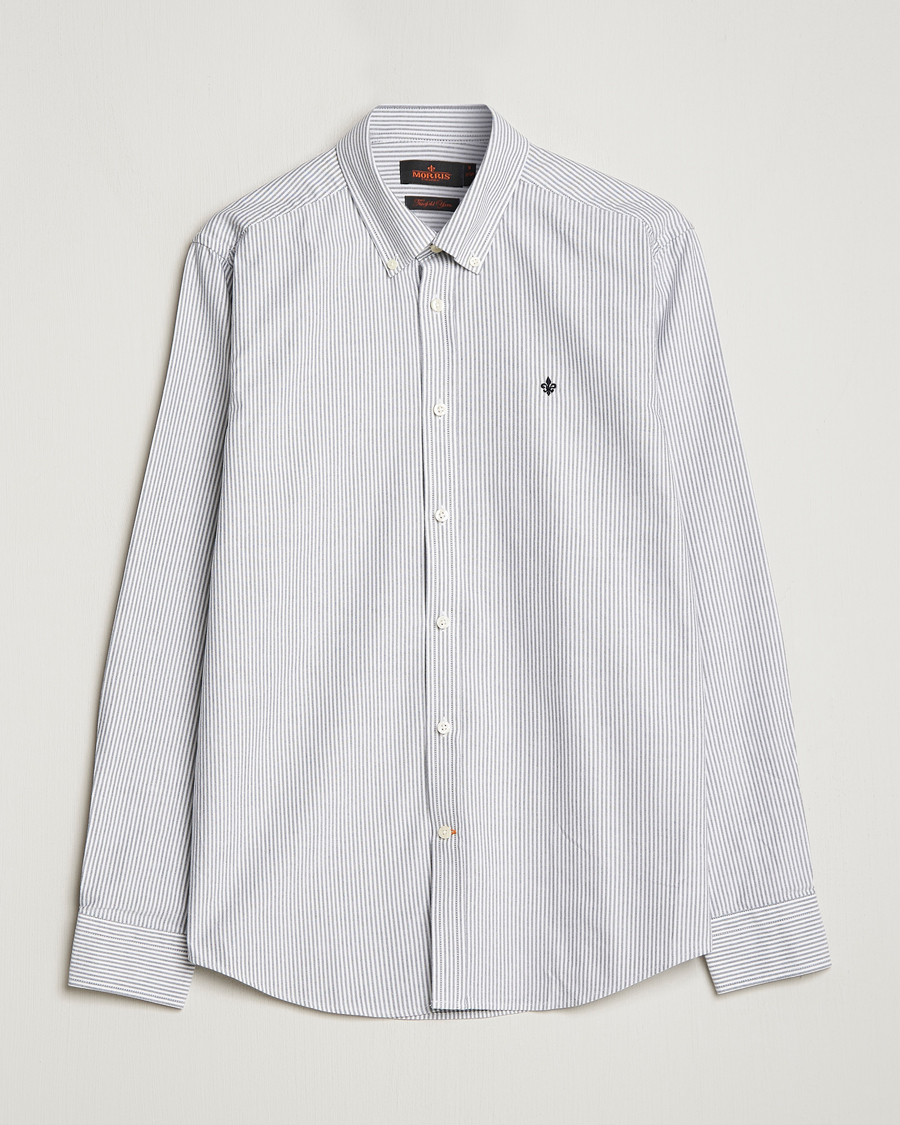 Men | Shirts | Morris | Douglas Striped Oxford Shirt Blue