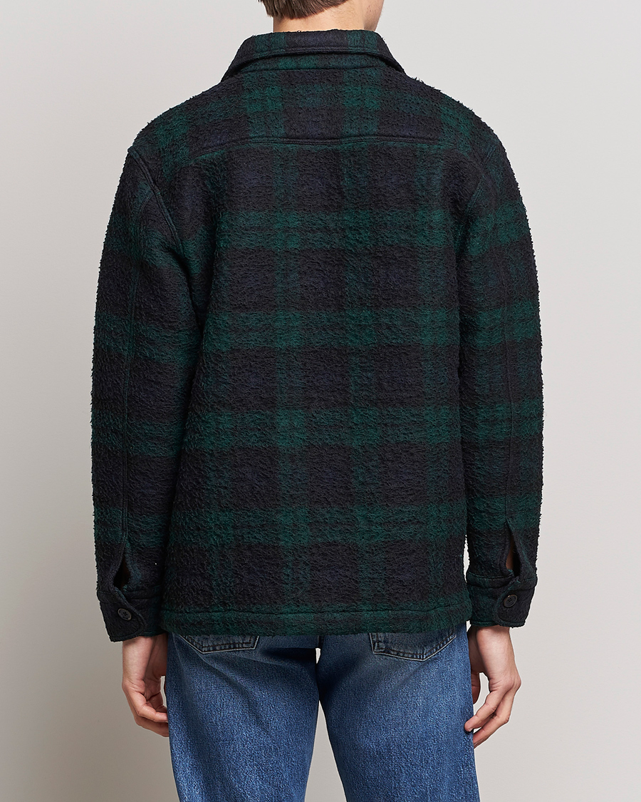 Men | Coats & Jackets | NN07 | Soren Blackwatch Checked Jacket Navy/Green