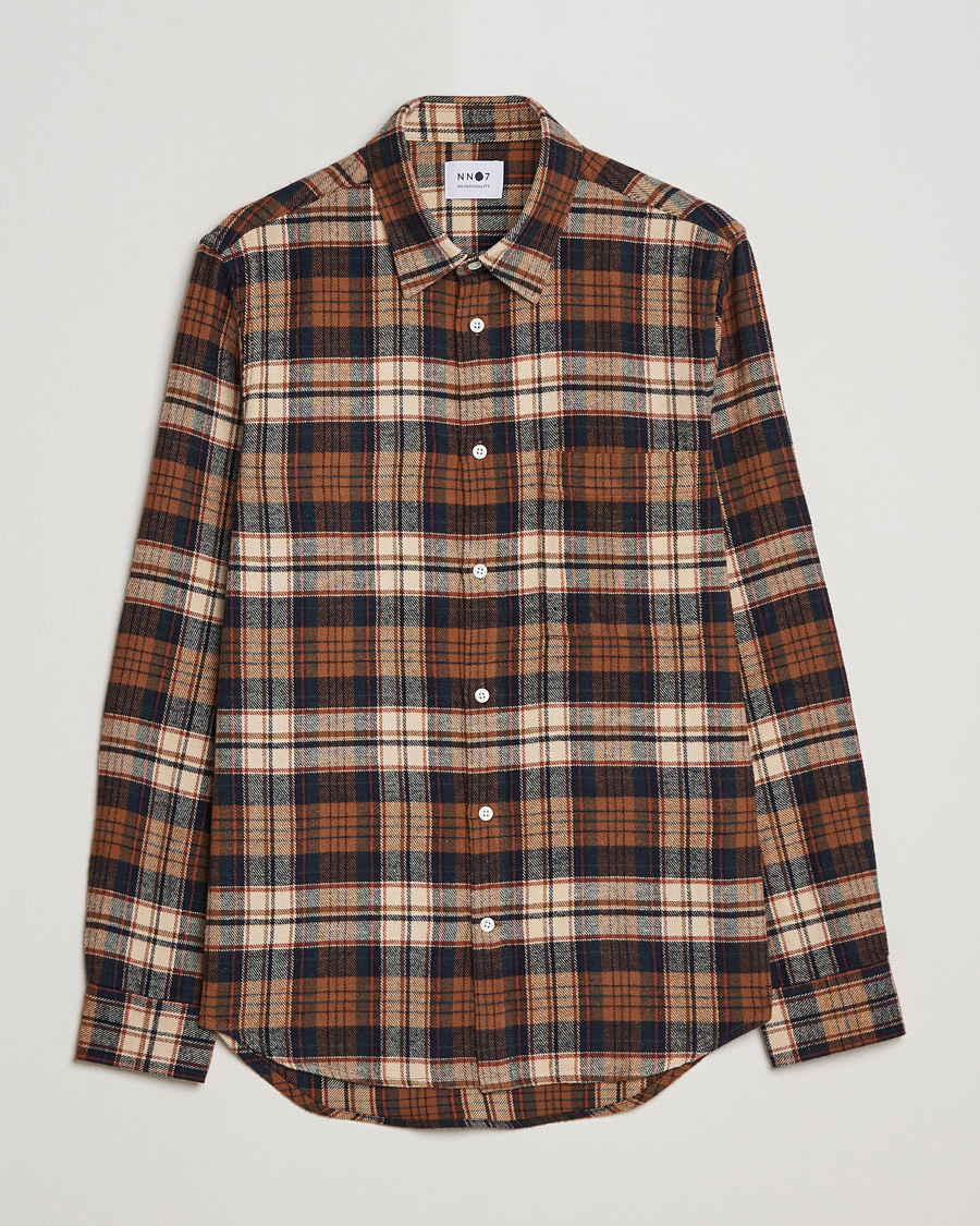 Men | Shirts | NN07 | Arne Brushed Cotton Checked Shirt Multi