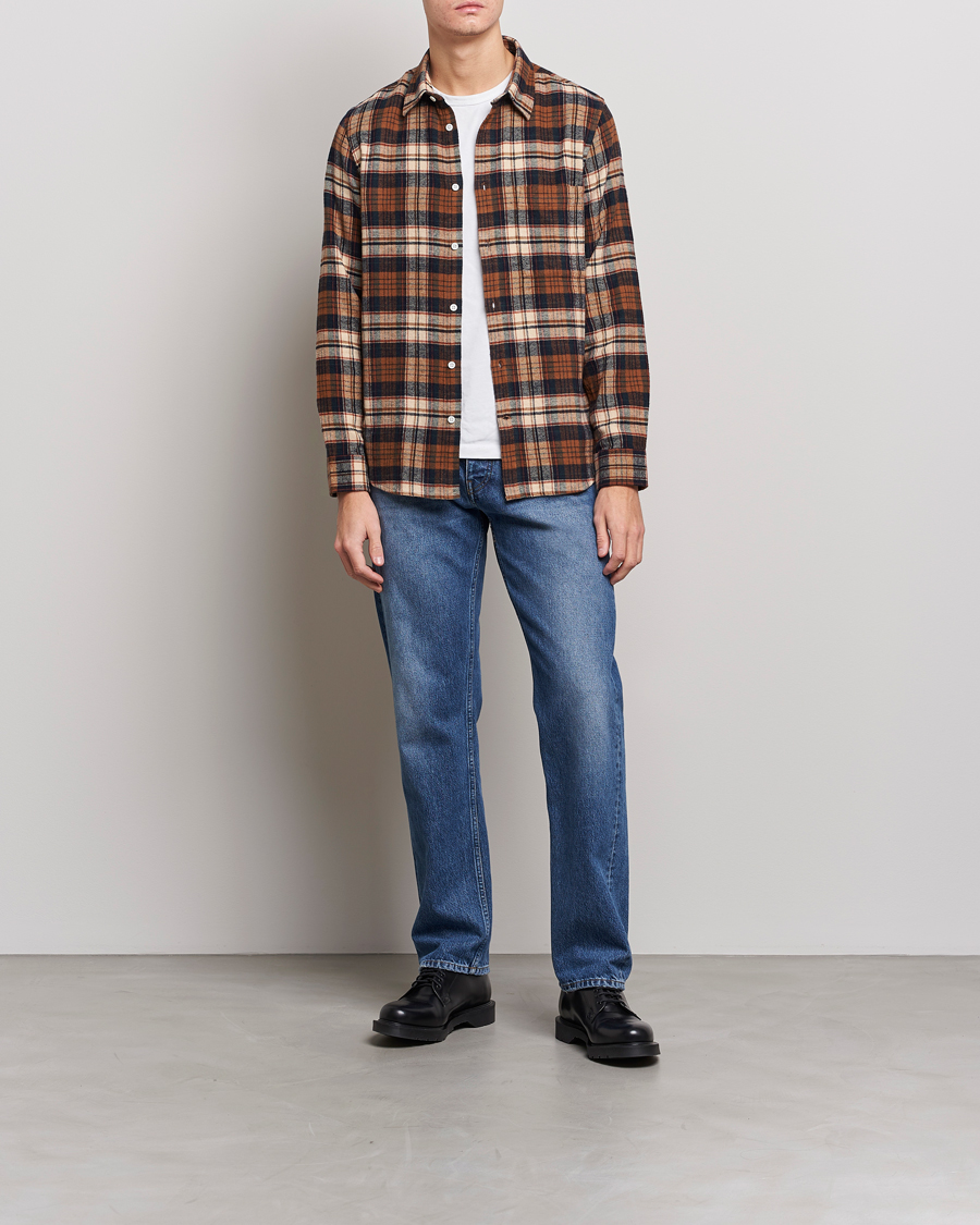 Men | Shirts | NN07 | Arne Brushed Cotton Checked Shirt Multi