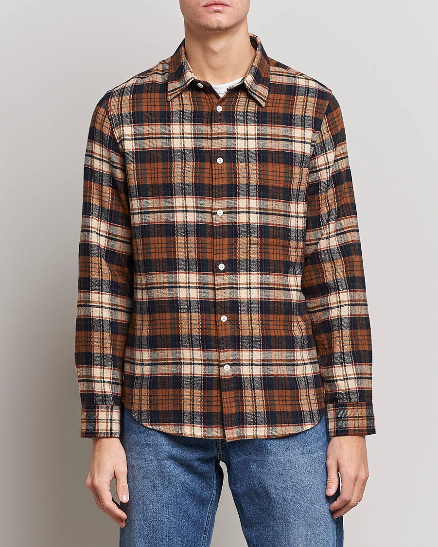 Men | Shirts | NN07 | Arne Brushed Cotton Checked Shirt Multi