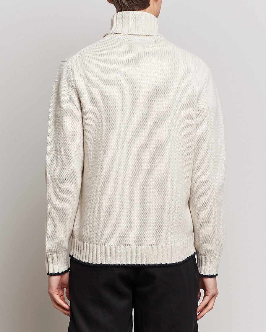 Men | Sweaters & Knitwear | NN07 | Bert Knitted Rollneck Ecru