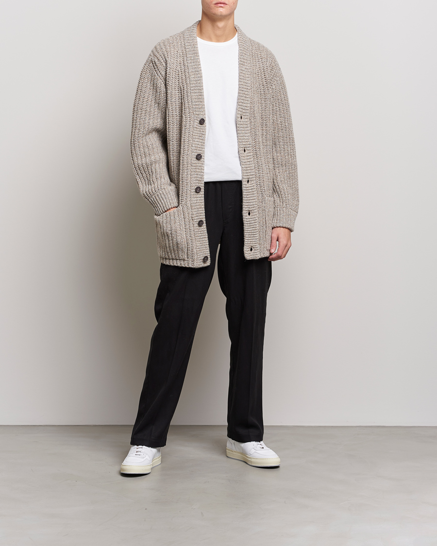 Men | Sweaters & Knitwear | NN07 | Benzon Knitted Cardigan Stone