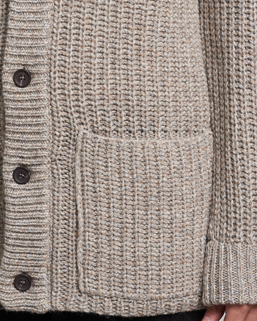 Men | Sweaters & Knitwear | NN07 | Benzon Knitted Cardigan Stone
