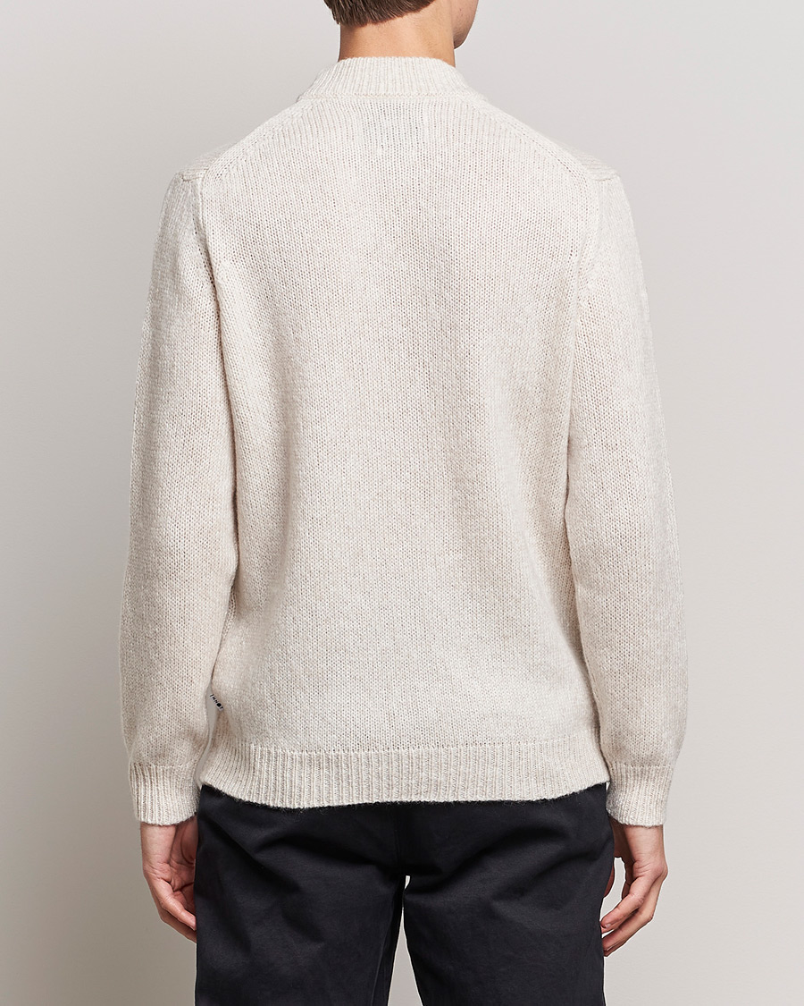 Men | Sweaters & Knitwear | NN07 | Nick Mock Neck Sweater Oat