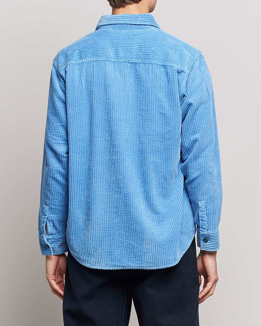 Men | Shirts | NN07 | Folmer Corduroy Shirt Cobalt Blue