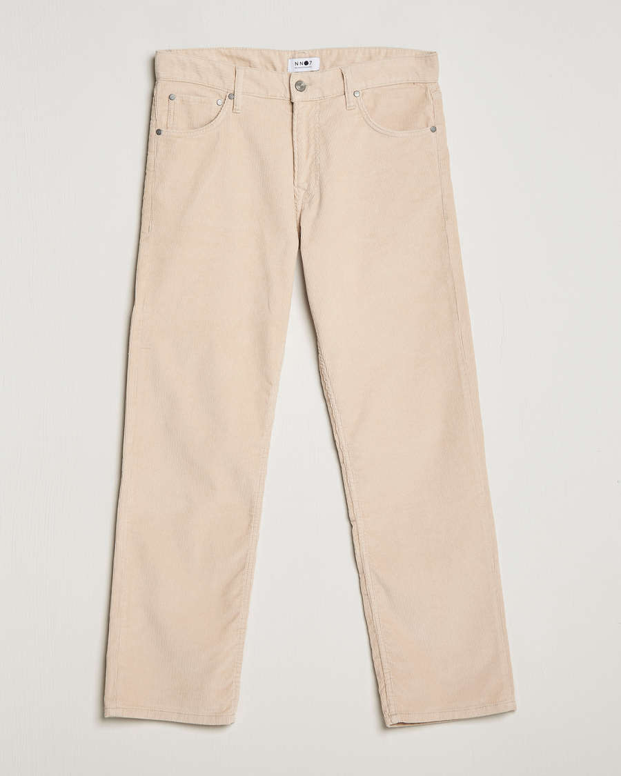 Men | Trousers | NN07 | Sonny Corduroy 5-Pocket Pants Ecru