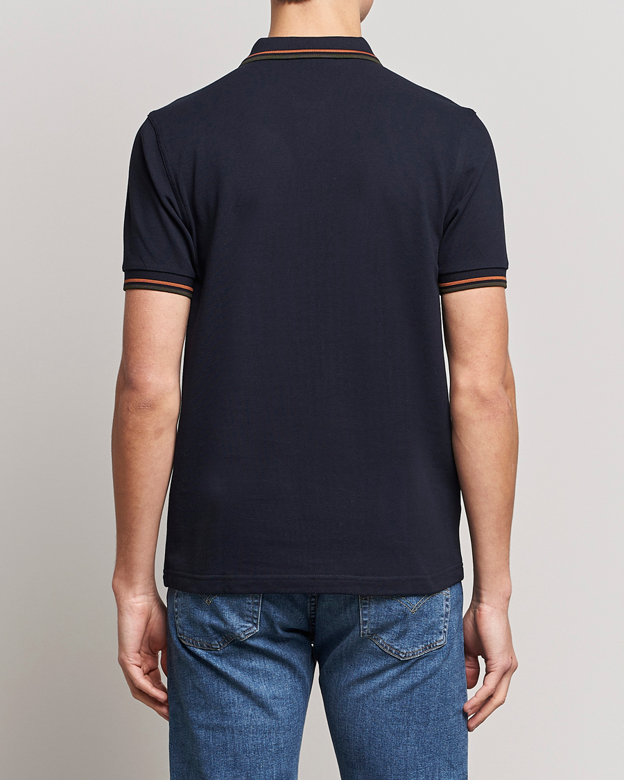 Men | Polo Shirts | Fred Perry | Twin Tipped Polo Shirt Navy Night Green