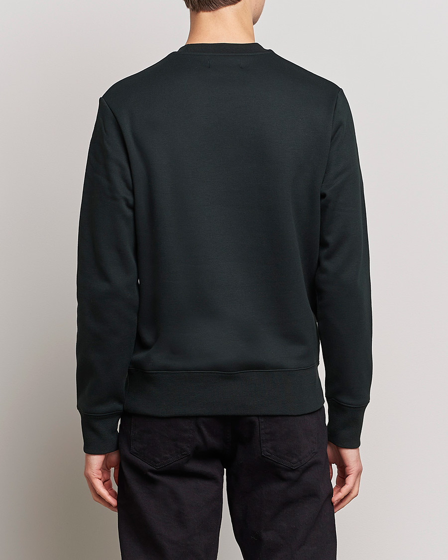 Men | Sweaters & Knitwear | Fred Perry | Emboided Sweatshirt Night Green