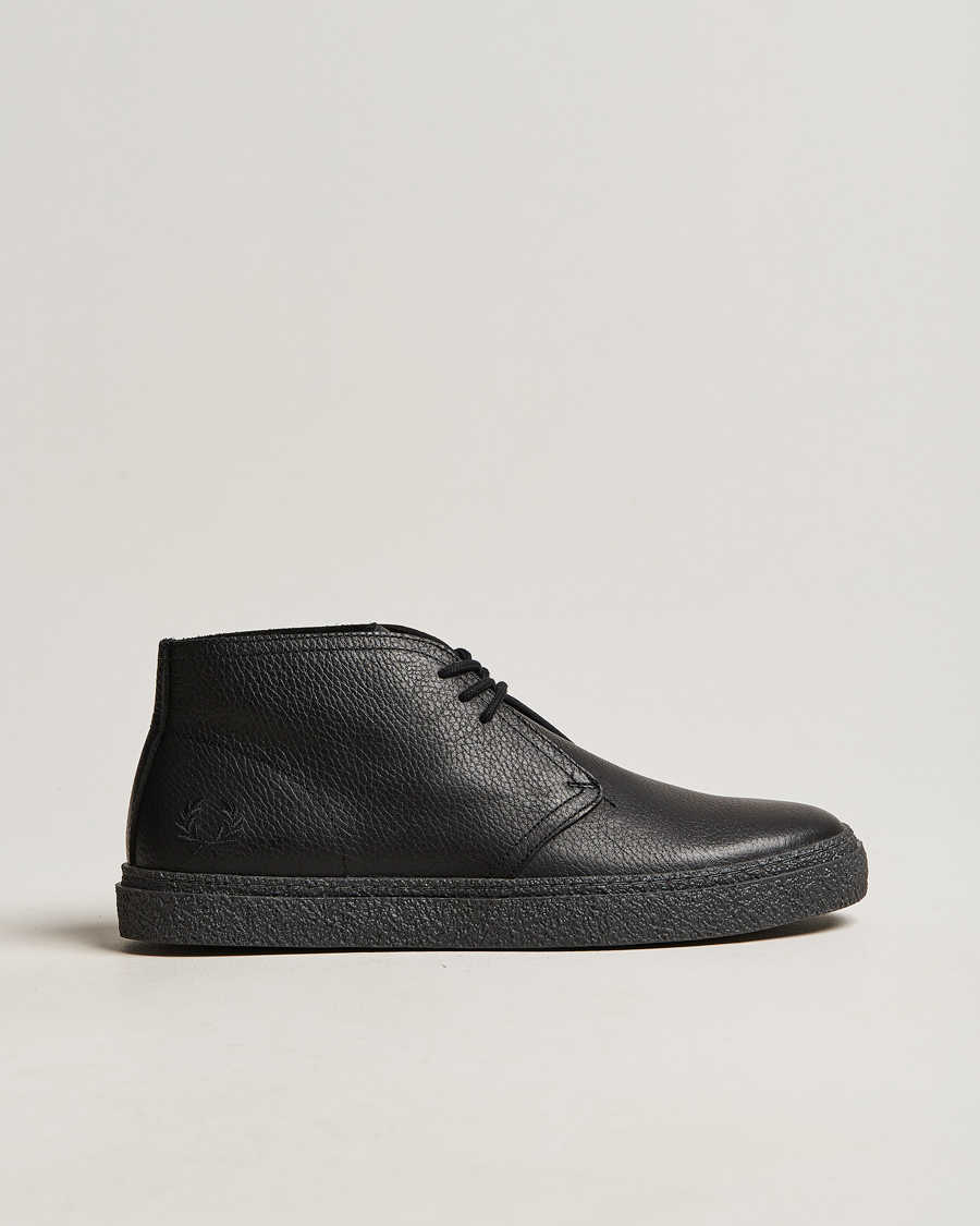 Men | Fred Perry Hawley Leather Boot Black | Fred Perry | Hawley Leather Boot Black