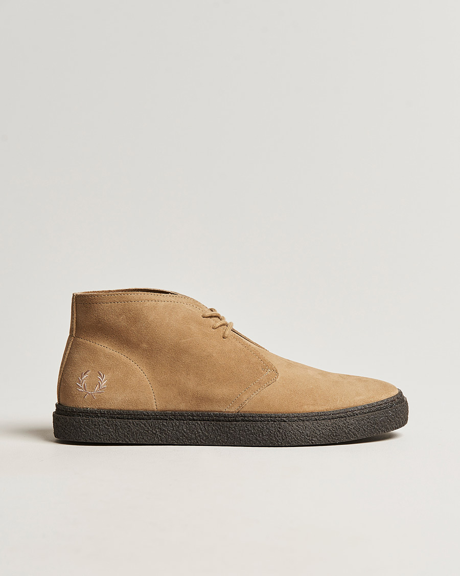 Fred Perry Hawley Suede Boot Warm Stone at CareOfCarl.com