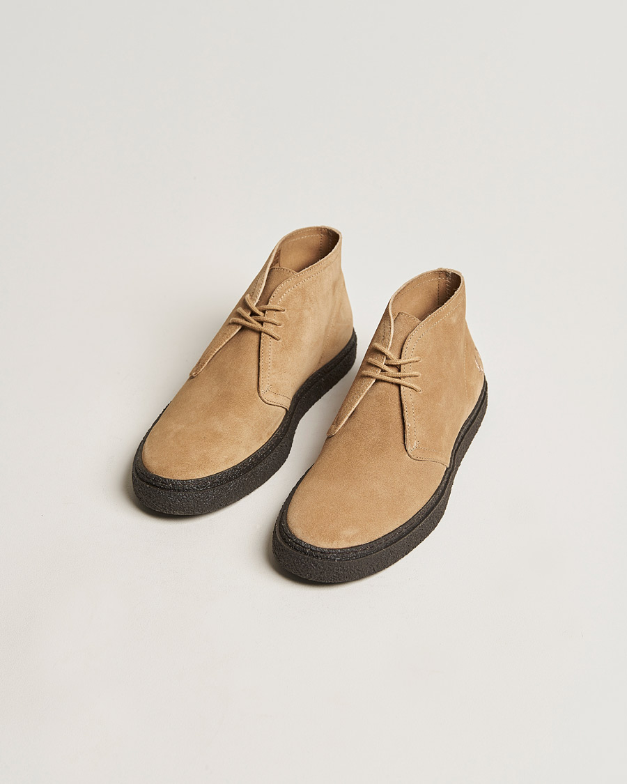 Men | Chukka Boots | Fred Perry | Hawley Suede Boot Warm Stone