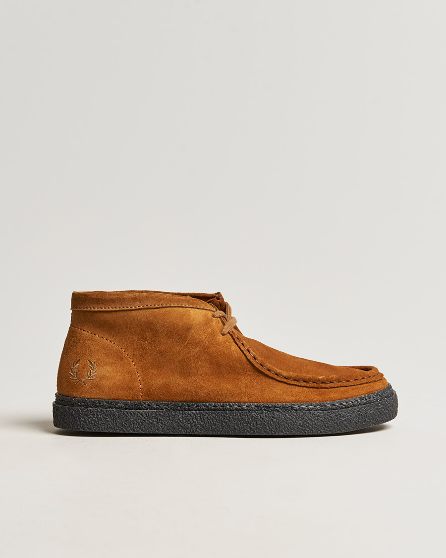 Men | Fred Perry Dawson Mid Suede Nut Flake | Fred Perry | Dawson Mid Suede Nut Flake