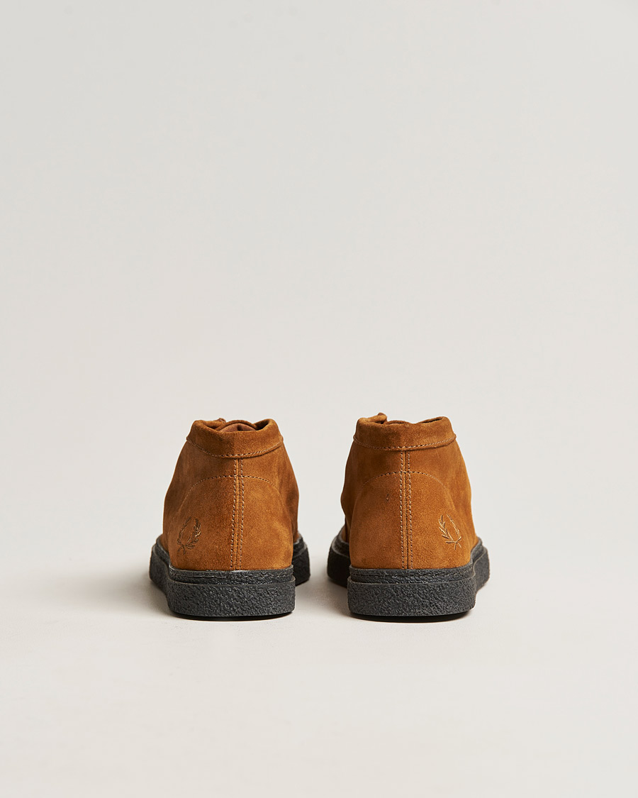 Men | Fred Perry Dawson Mid Suede Nut Flake | Fred Perry | Dawson Mid Suede Nut Flake