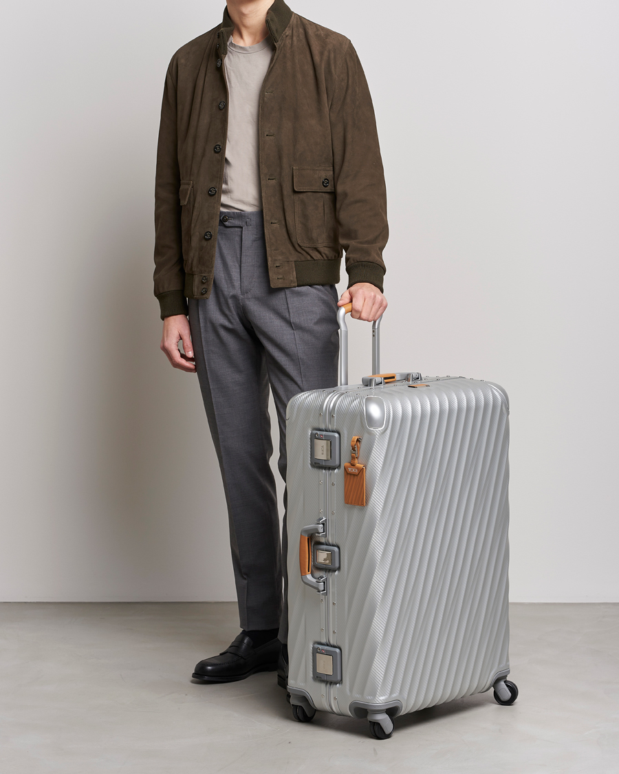 Men | Bags | TUMI | Extended Trip Aluminum Packing Case Texture Silver