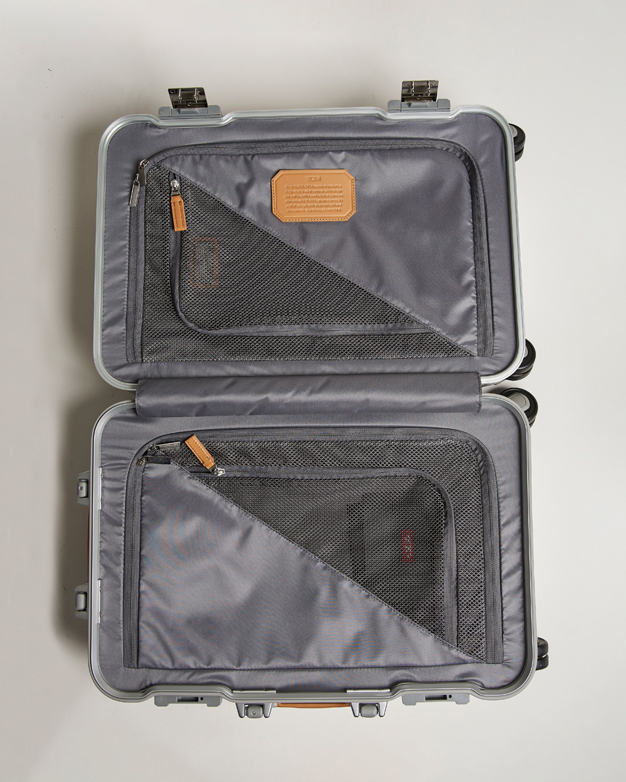 Men | Bags | TUMI | International Carry-on Aluminum Trolley Texture Silver