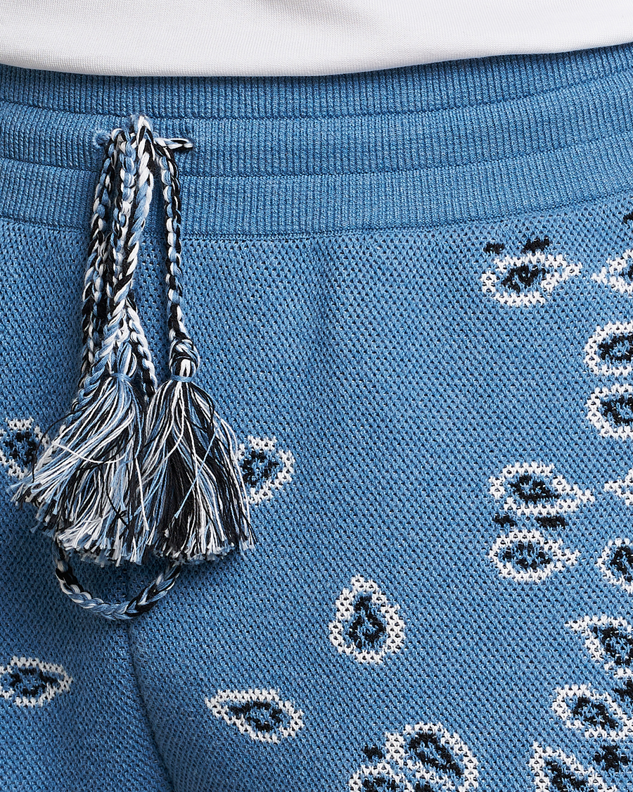Men | Shorts | Alanui | Bandana Print Shorts Light Blue