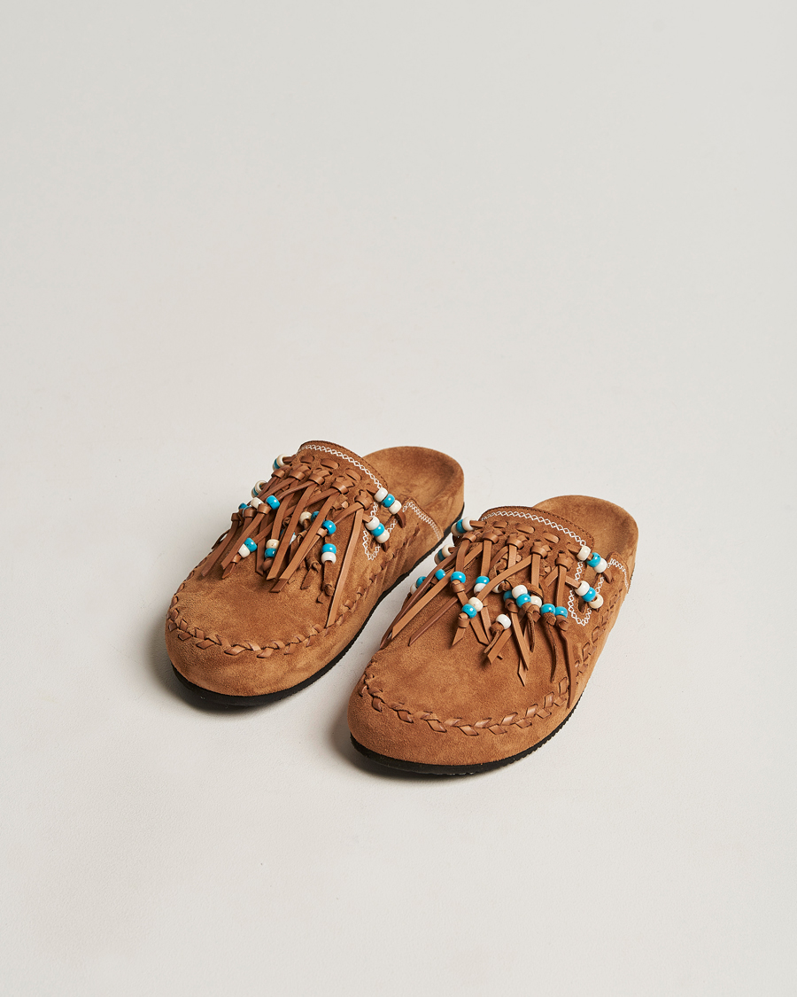 Men | Alanui Salvation Mountain Mule Brown Suede | Alanui | Salvation Mountain Mule Brown Suede