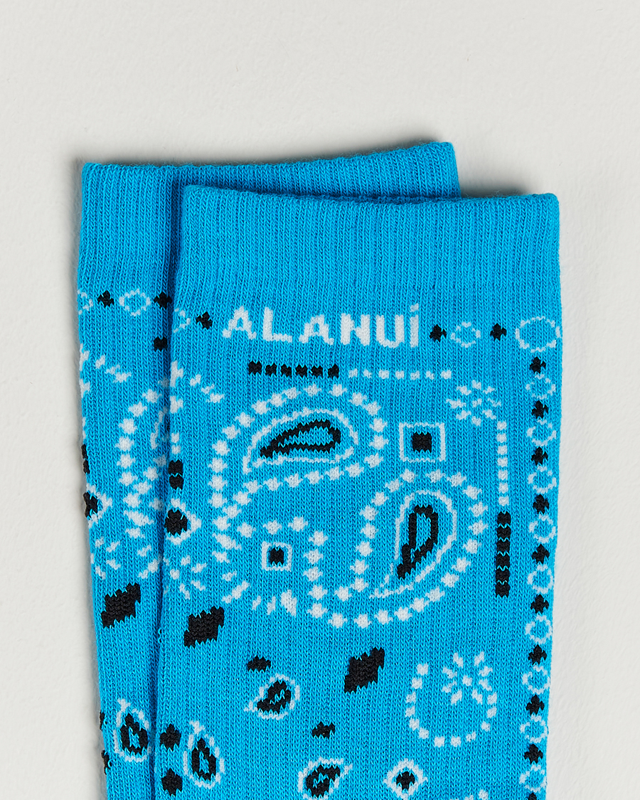 Men | Underwear & Socks | Alanui | Bandana Socks Light Blue