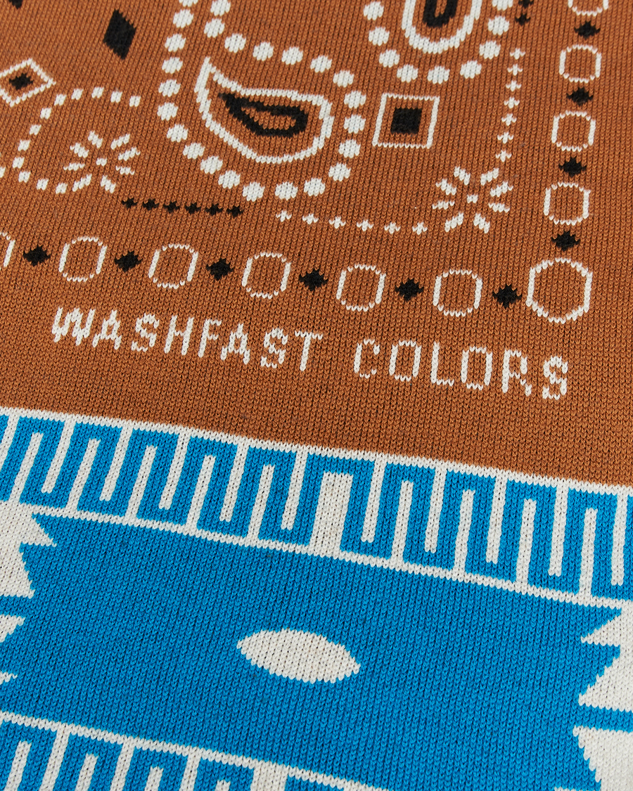 Men | Alanui Bandana Jacquard Blanket Brown | Alanui | Bandana Jacquard Blanket Brown