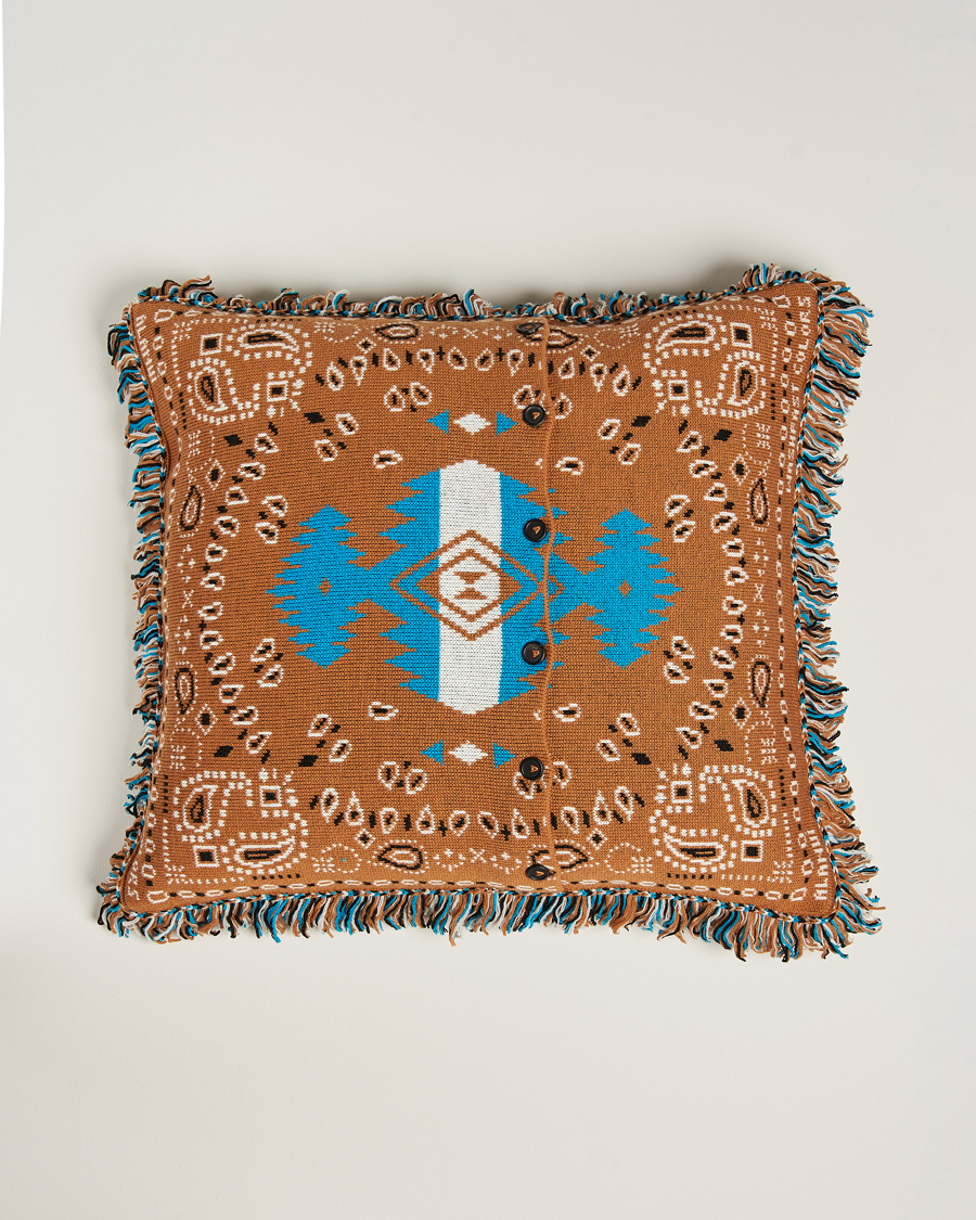 Men | Alanui Bandana Jacquard Pillow Brown | Alanui | Bandana Jacquard Pillow Brown