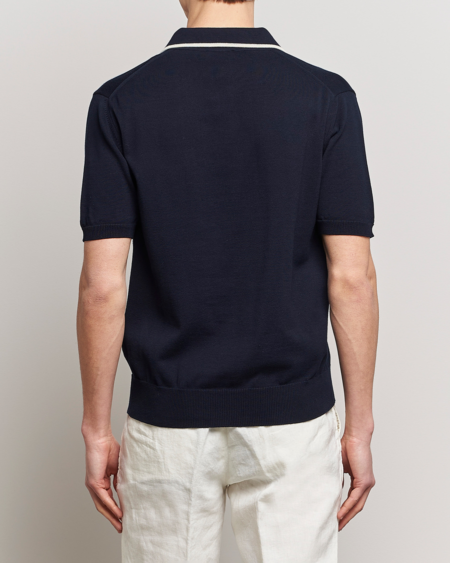 Men | Polo Shirts | Altea | Short Sleeve Riviera Polo Navy