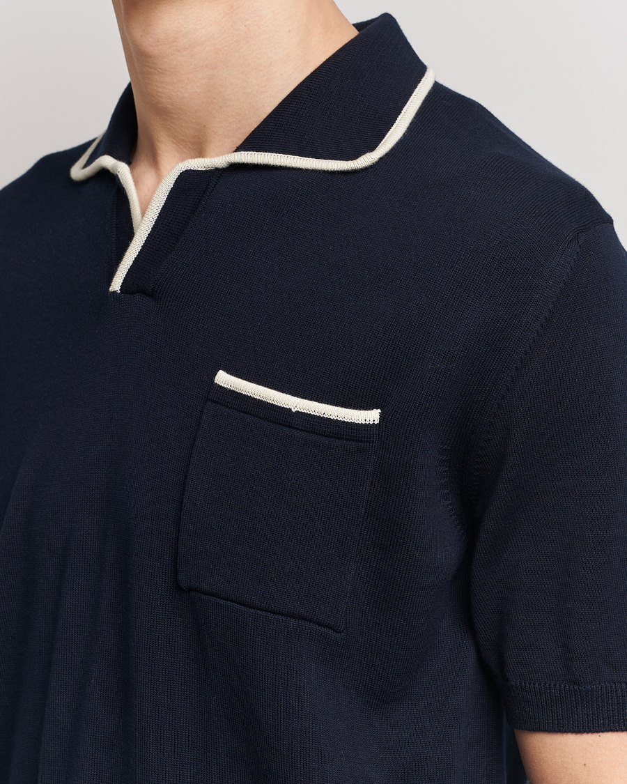 Men | Polo Shirts | Altea | Short Sleeve Riviera Polo Navy