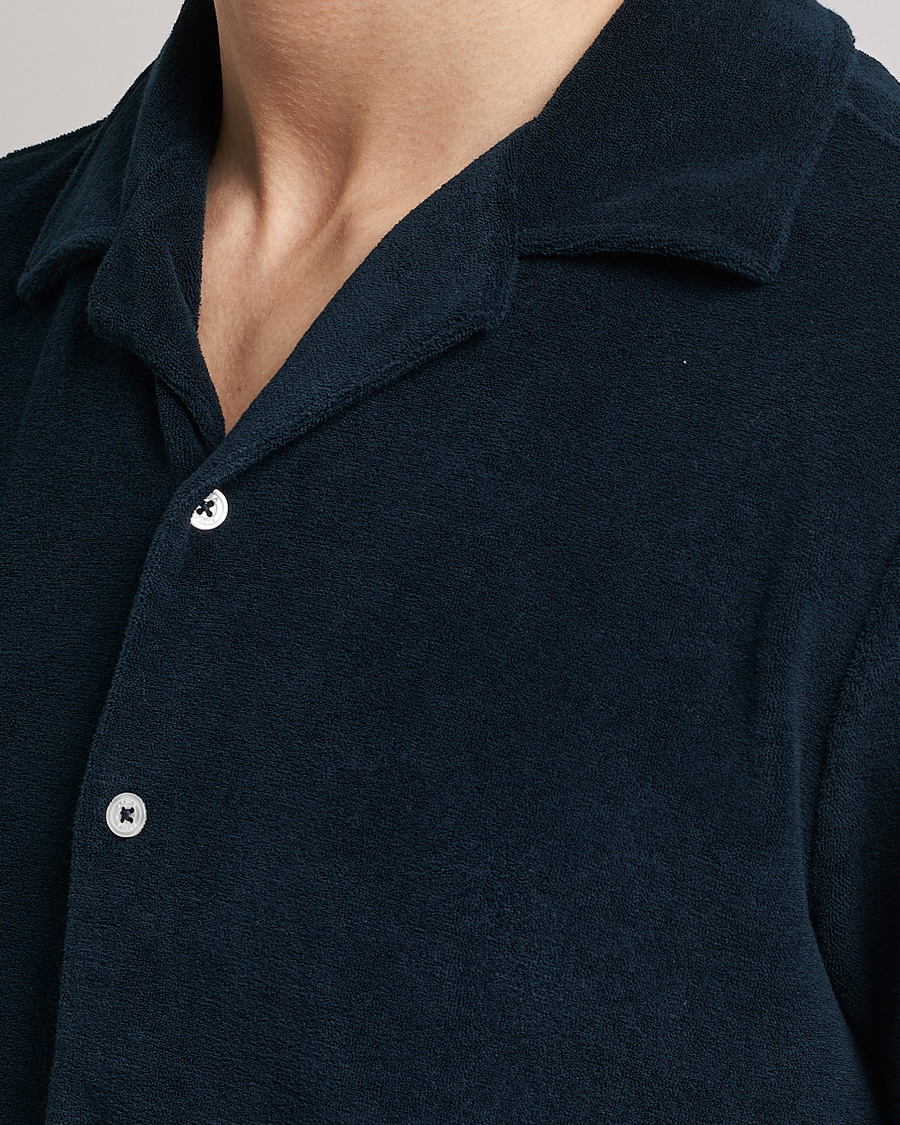 Men | Shirts | Altea | Terry Bowling Shirt Navy