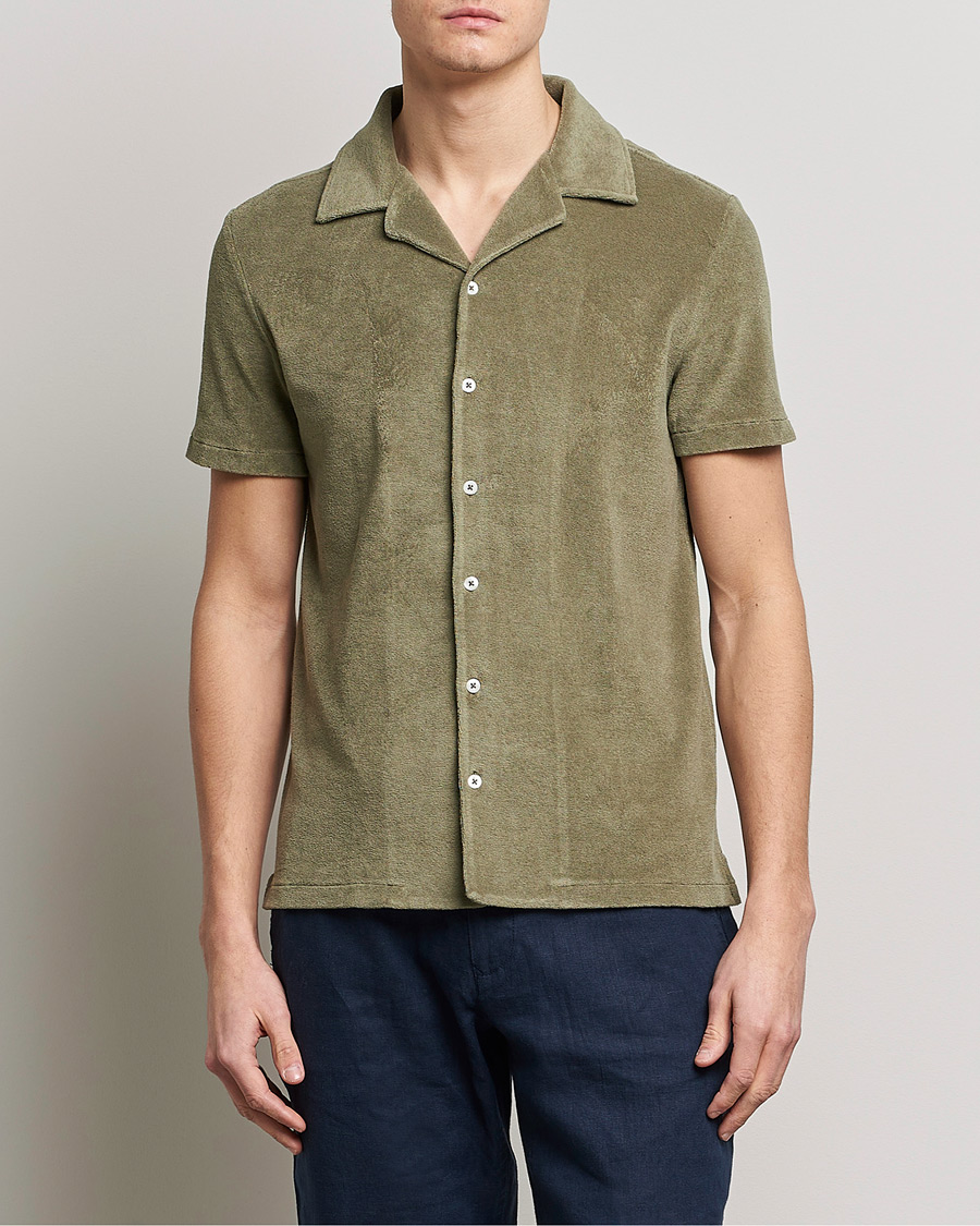 Men | The Terry Collection | Altea | Terry Bowling Shirt Olive